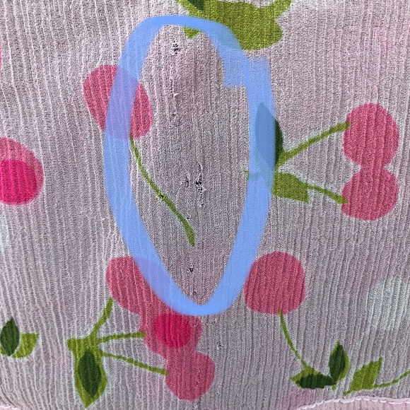 Rafaella silk pink berry crop button down blouse - Picture 11 of 11